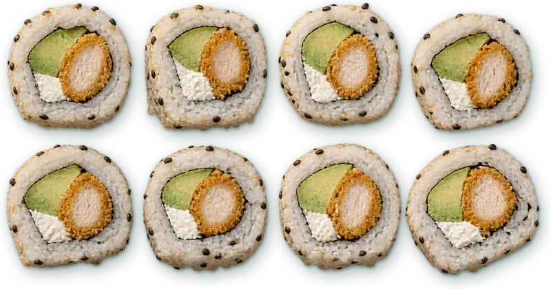 California poulet cheese : poulet pané, avocat et fromage frais